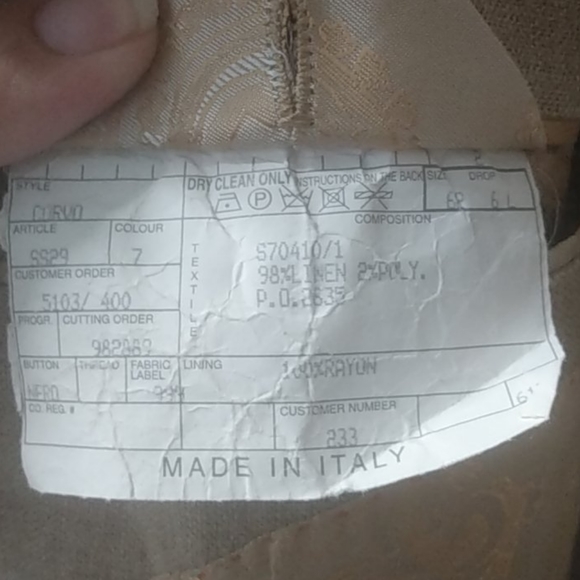 Tiglio Rosso Italian Ornate Blazer - Picture 12 of 15